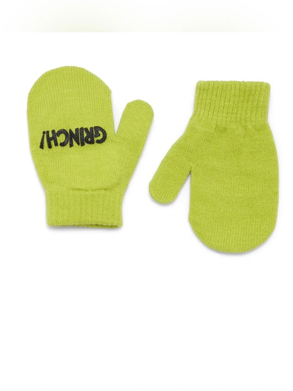 Dr. Seuss The Grinch Toddler Beanie Hat & Mittens 2-Piece Winter Set (NWT)